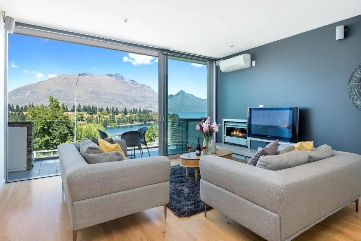 Luxury Lakeview 2 Bedroom Apartment Queenstown Eksteriør bilde